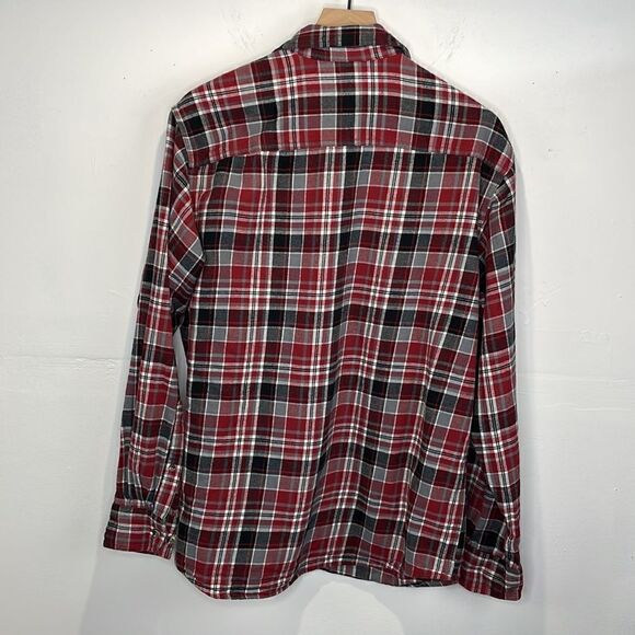 Red Head Brand Co. Men’s Plaid Red Long Sleeve Button Down Flannel Shirt Size XL - Picture 2 of 12